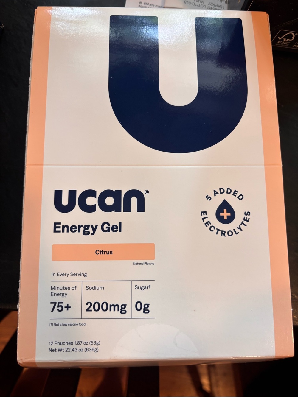 Citrus Energy Gel - Peach/Light Orange